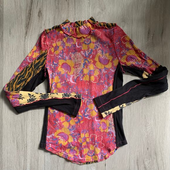 Free People Tops - Free People Meadow Mixing Long Sleeve Shirt M
